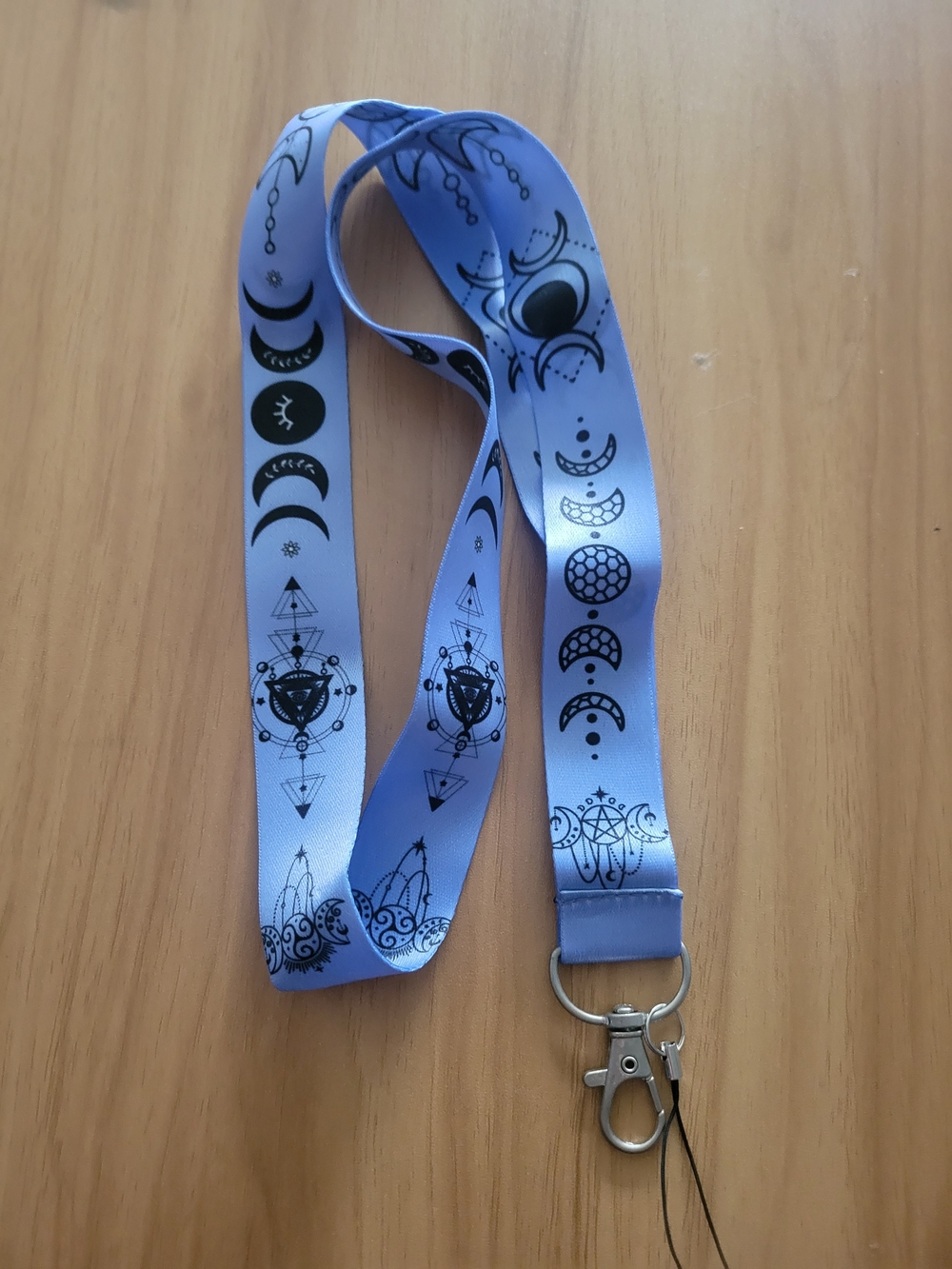 🍁NEW🍁 Mystic Moonlight Lavender Lanyard with Celestial Symbols